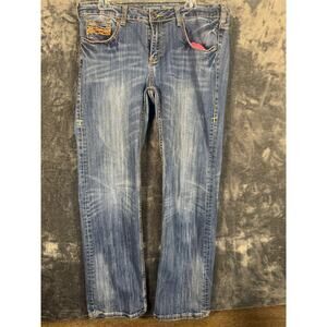 Cowgirl Tuff Co Wildfire Bootcut Denim Jeans Women's Size W-35 L-33
